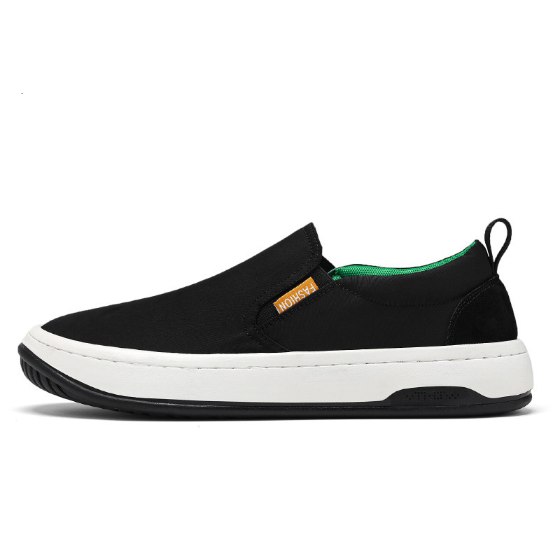 Men S Summer New Casual Shoes Breathable Canvas Men S Board Anti Slip Trend One Foot Lazy Shoes Ddmysaturn