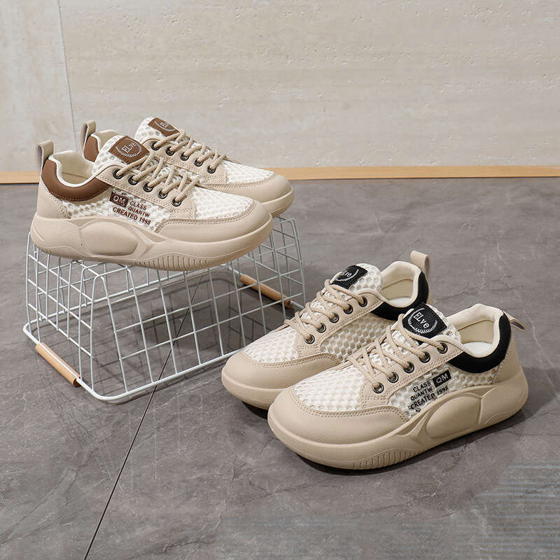 2025 Summer New Breathable Ins Trendy Korean Edition Mesh Student Street Photography Running Sports and Leisure Shoes XQ5718