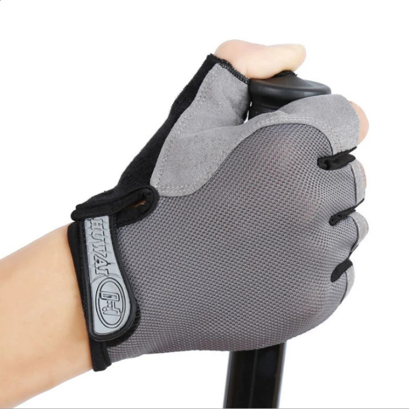 Professional Gym Fitness Breathable AntiSlip Women Men Half Finger Summer Fishing Cycling Fingerless Gloves Female Bicycle Bike 250515