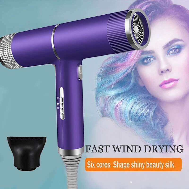 Professional Salon Hairdryer Household Strong Fast Drying Wind Gale Speed Portable Blow Anion Negative Ion Hair Dryer