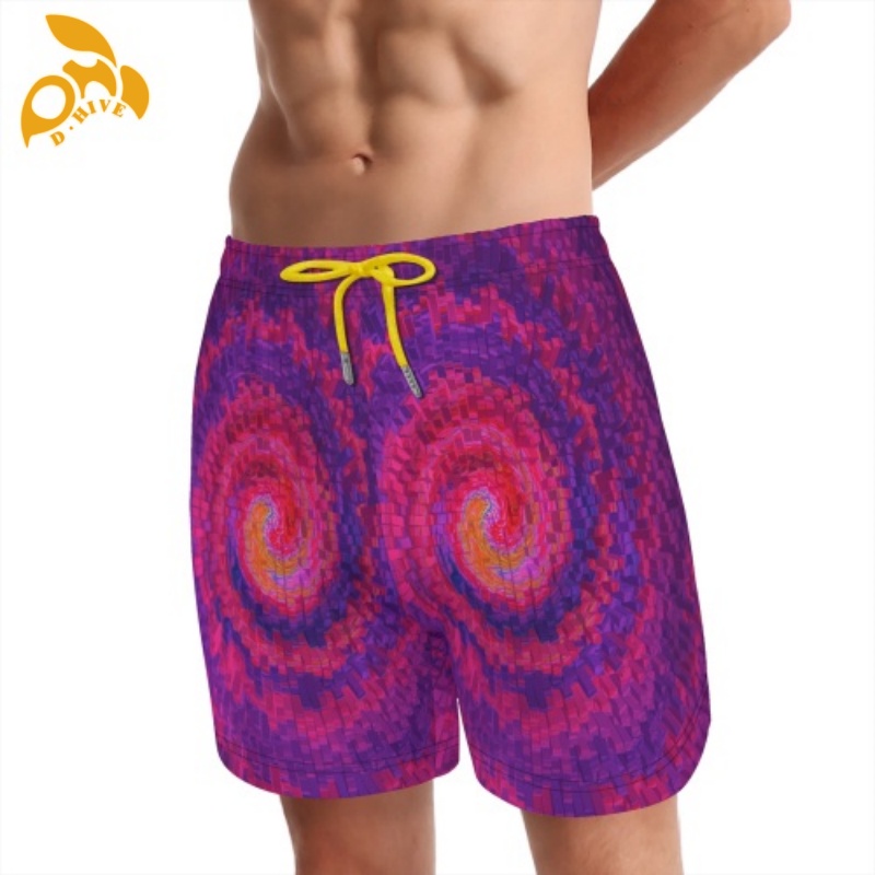 Free Shipping Summer New Fashion designer men's polyester short sport beach pants outdoor swiming size S-3XL