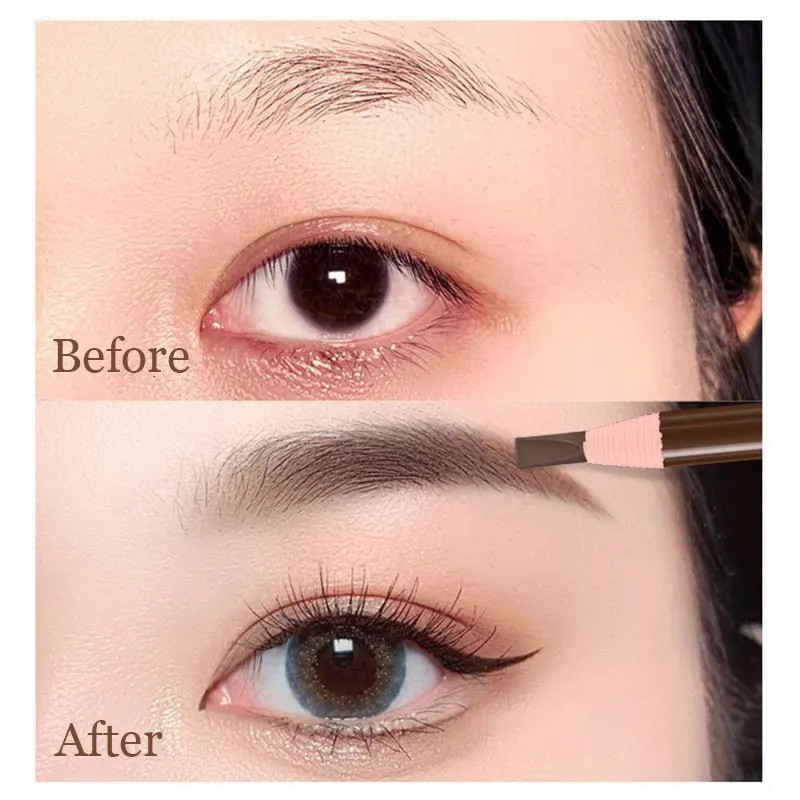 5 PCS Eyebrow Pencil Waterproof Peelable No Need Sharpener Microblading Eye Brow Pen Long Lasting Korean Makeup For Women 250515