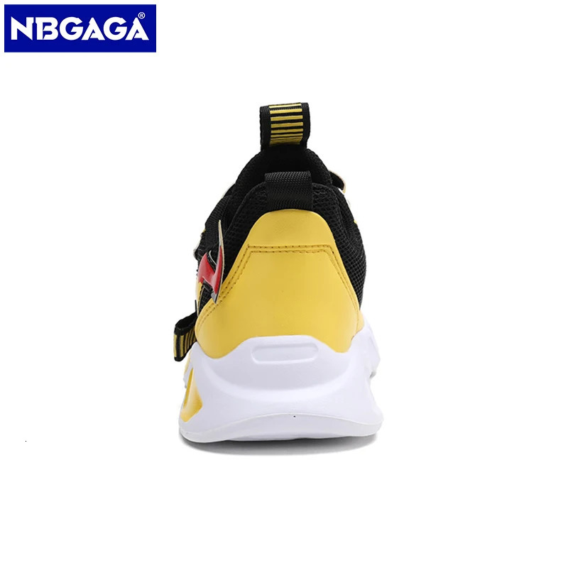 Cartoon Kids for Boys Mesh Sneakers Children Casual Sport Little Boy Running Tenis Yellow School Student Shoes 250519 XJ260303