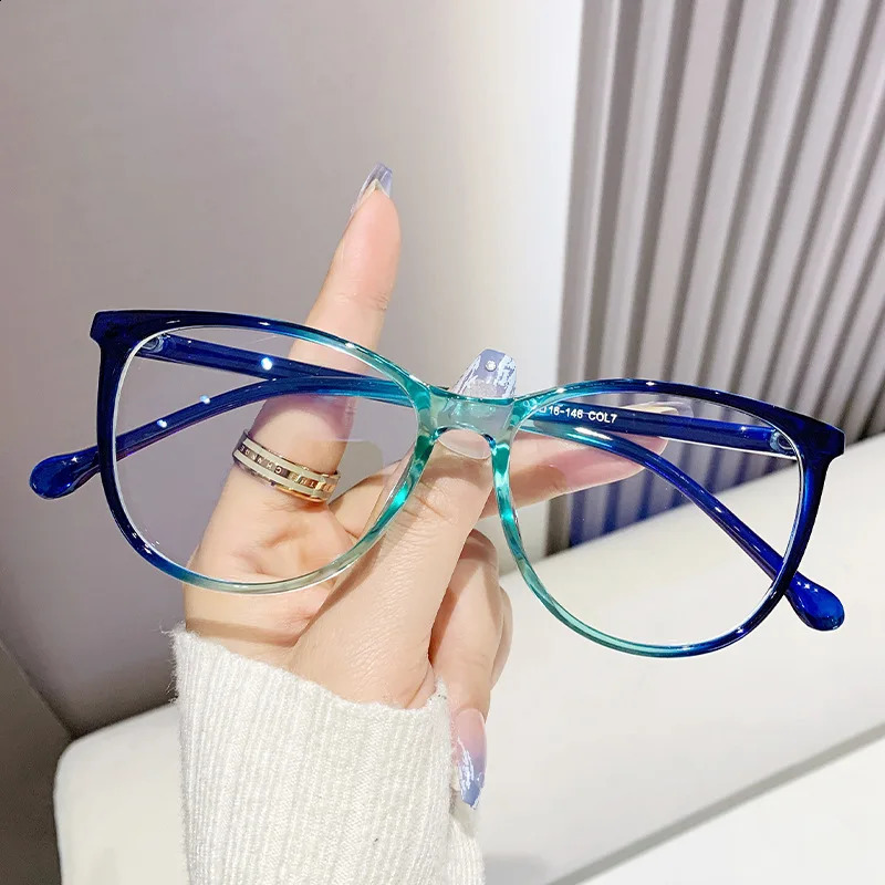 Anti Blue Light Plain Eyeglasses High Appearance Definition Eyewear Glasses Frame Network Women Trendy 250515