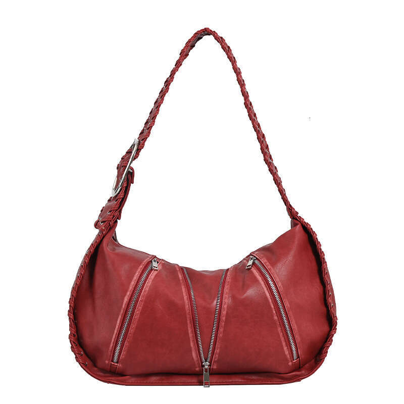 Women's Bags Designer Guangzhou Women's Woven Red Armpit New Niche Design, Large Capacity Commuting Shoulder Bag