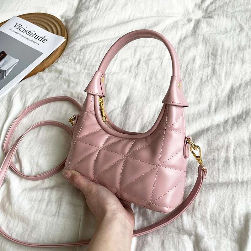 Chic Parisian Designer Crossbody Bag Premium Calf Leather Vintage Minimalist Satchel With Antique Gold Hardware