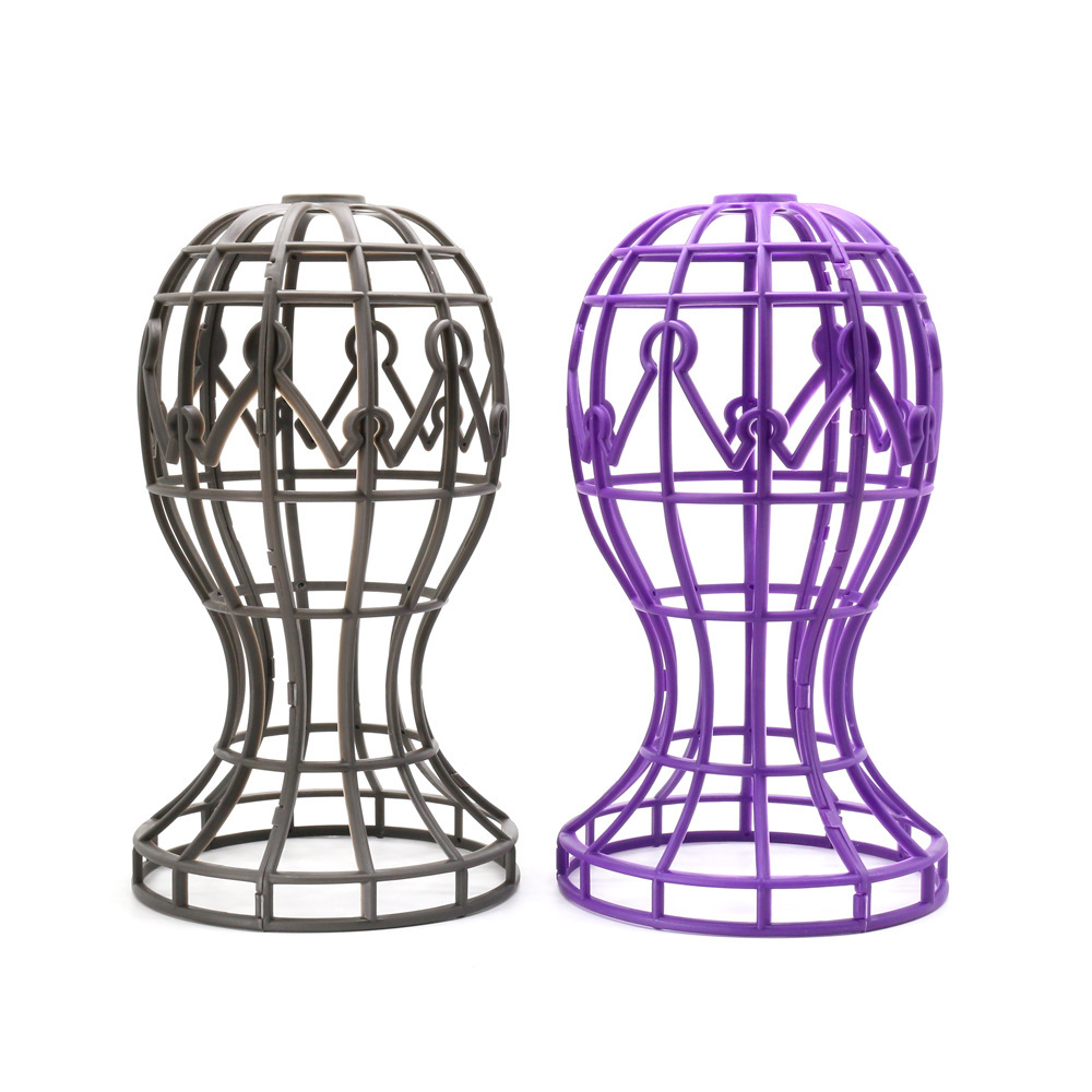 Wig Block Headband Support Lantern-Shaped Multifunctional Foldable Hair Development Display Stand Hat Display Stand