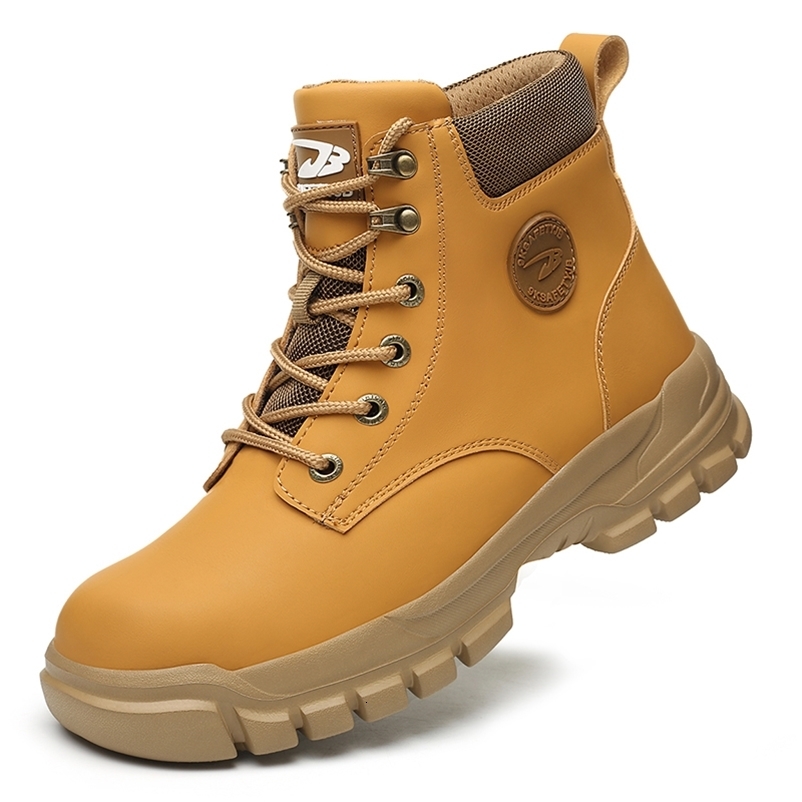 Steel Toe Shoes for Men Women Lightweight Anti-smash Steel Toe Sneakers Indestructible Work Boots Safety Shoes 250519