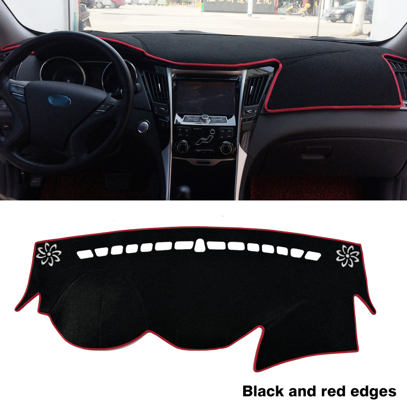 For Sonata 8th Generation 2010 2011 2012 2013 2014, Dashboard Sunshade Cover, Front Windshield UV Protection, Heat Blocking Sun Visor Pad, Car Interio
