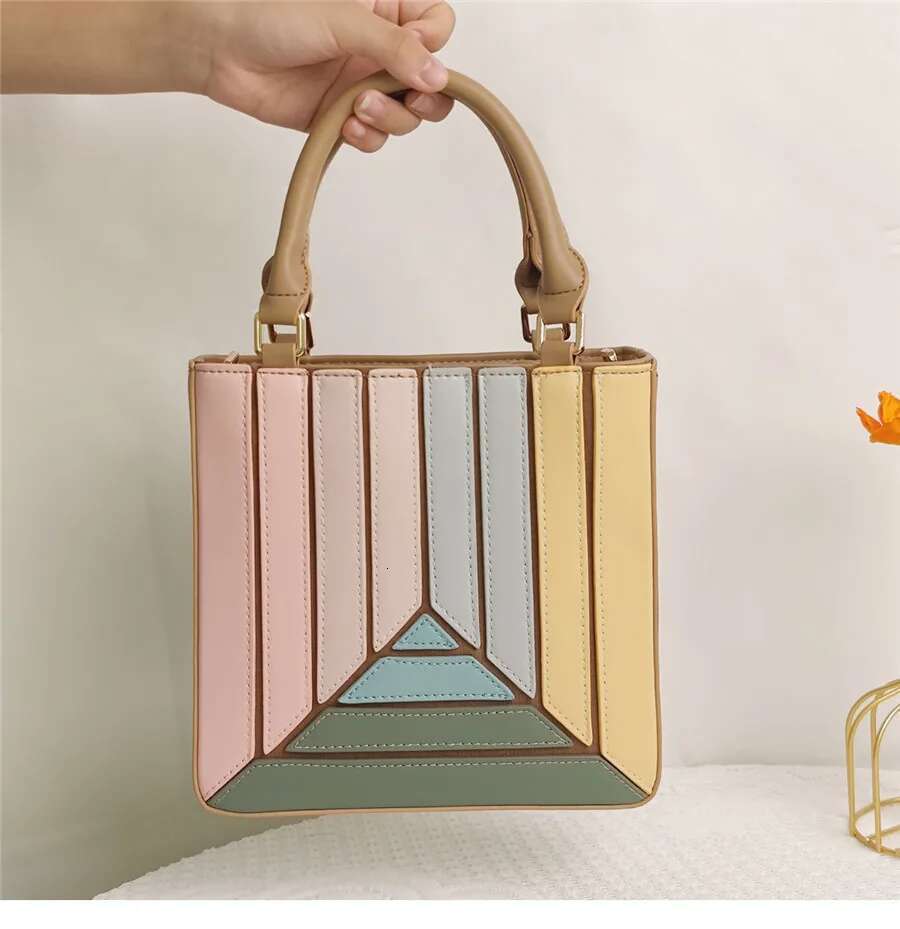 New Totes For Women Handbag Fashion Female PU Bag Pink Square Crossbody Shoulder Bags Ladies Handbags Bolsas