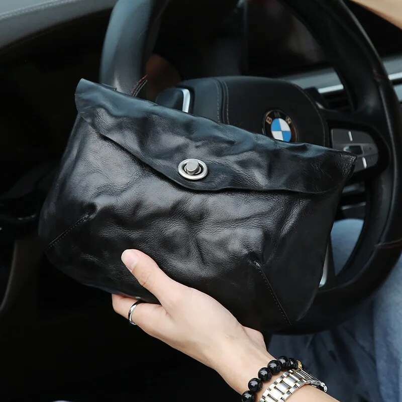 Wmnuo 2025 Shoulder Bag Men Soft Cover Genuine Cowhide Crossbody Messenger Bags For Man Large Capacity Ipad Envelope Male
