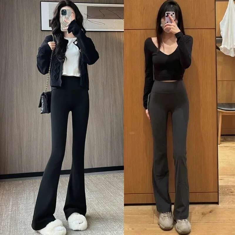 Women's Micro Flare High Waisted Hip Lifting Sports Fiess Pilates Yoga Pants