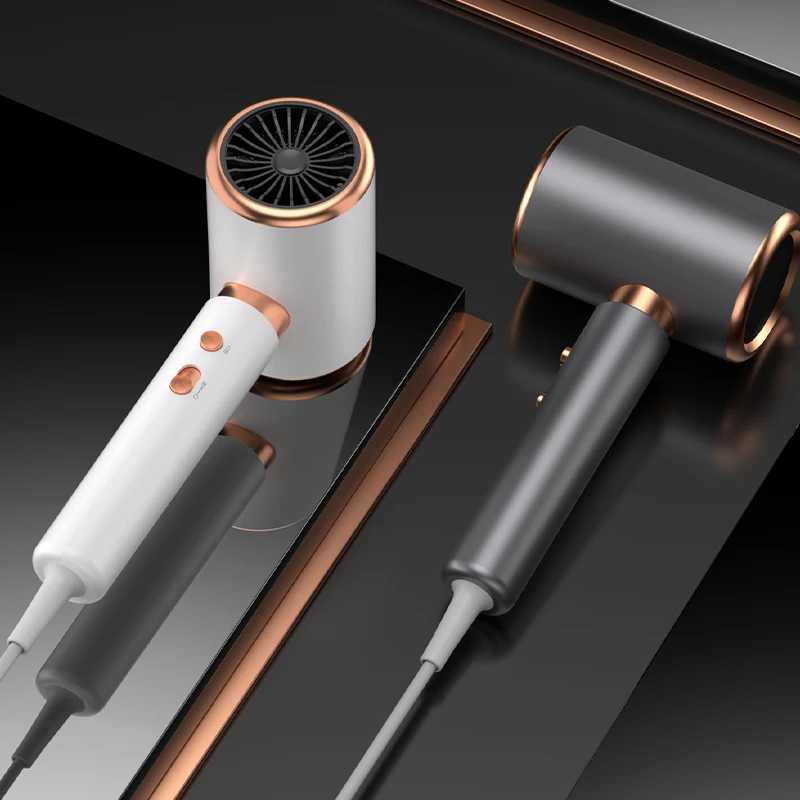 Professional Hair Dryer Hot Cold Wind Air Brush Hairdryer Negative Lonic Blow Dryer Strong PowerDryer Salon Tool 2000W 5th Gear z250520