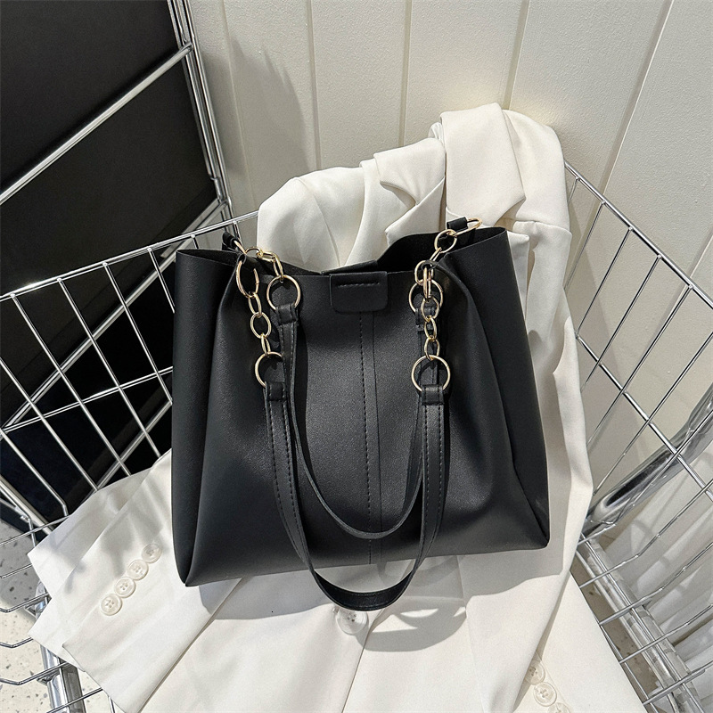 Free Delivery Designer Bag Large Capacity For Women 2025 Trendy Tote Commuter University Student Classroom Single Shoulder Shopping Bag Luxury Bag