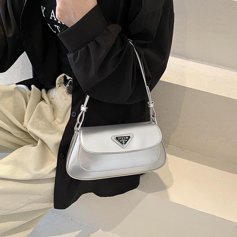 Designer Bag Glossy Patent Leather Crossbody Bag - Modern Minimalist Shoulder Bag for Women With Free Shipping