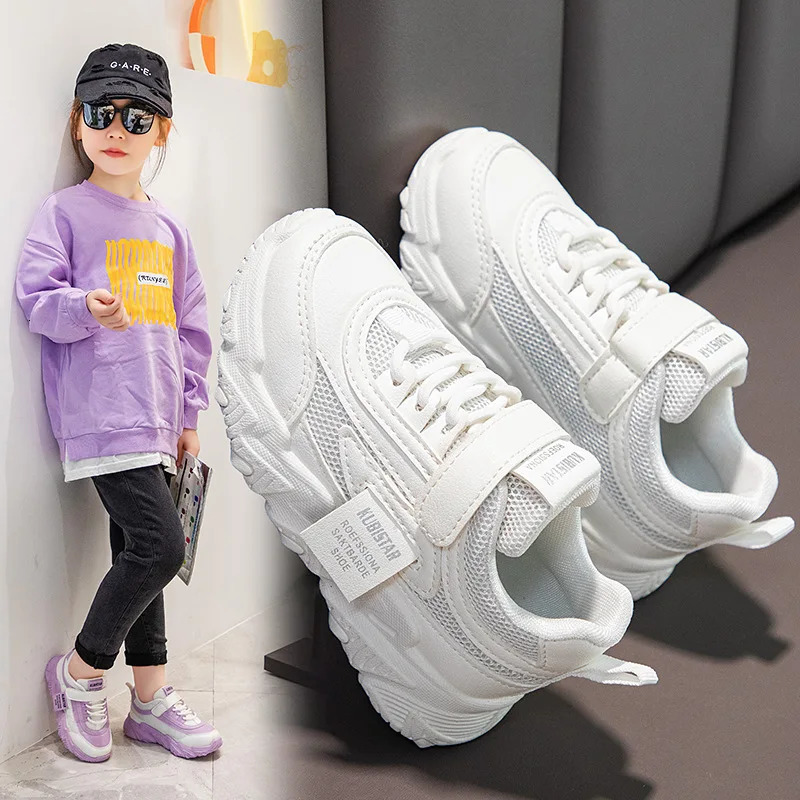 Kids Sports Shoes Children Casual Running Shoes for Boys Girls Air Mesh Breathable Fashion Sneakers Spring Summer Anti-skid Soft 250519