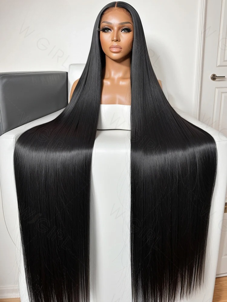 220 Density 13x6 Lace Front Wigs Human Hair Straight Human Hair Wig Glueless Natural Black Straight Wig Human Hair synthetic lace front wigs
