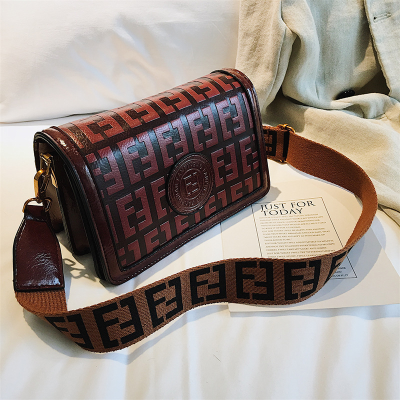 Broadband small bag female new vintage small square bag fashion shoulder cross-body bag 2025s hot