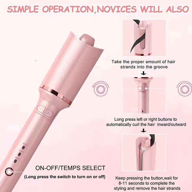 New beauty salon curling iron professional nature wave electric portable automatic hair styler curler