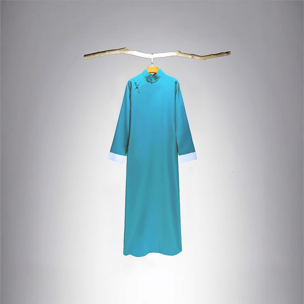 Designer clothing Cross talk men's May Fourth youth Tang long robe, Chinese style, Republic of China student costume, class uniform, fast board 2
