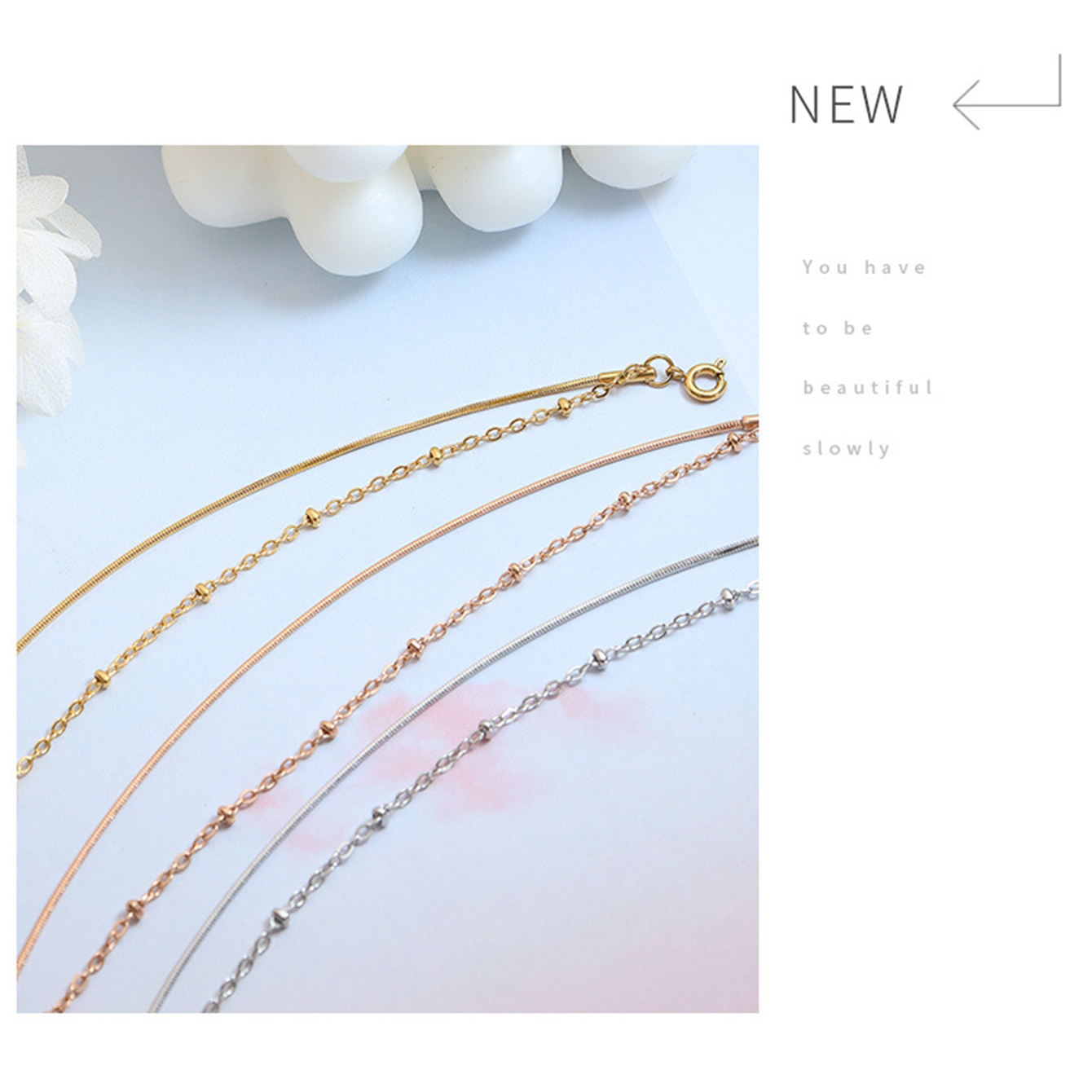 TUPMI Dainty Layering Bracelets for Women 18 k Gold Plated Fashion Adjustable Chunky Cuban Snake Link Chain Bracelets Double-layer Jewelry for Women G
