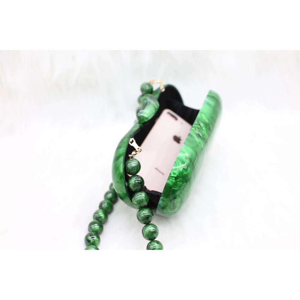 2025 High Quality Handbags For Women Boutique Designer Acrylic Goose Egg Shell Clutch Evening Bag Wedding Party Purse