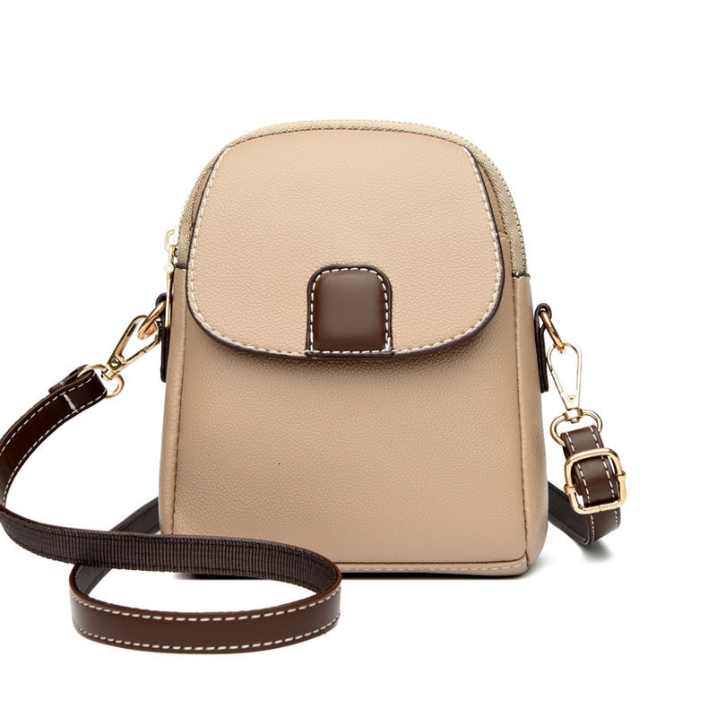 2025 New Fashionable Single Shoulder Small Trendy Women's Mobile Phone Soft Leather Versatile Crossbody Bag