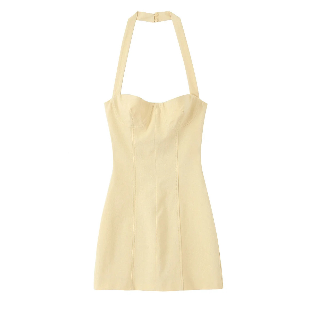 UNIZERA womens dress with neck collar jumpsuitstyle fashion simple temperament summer 250520