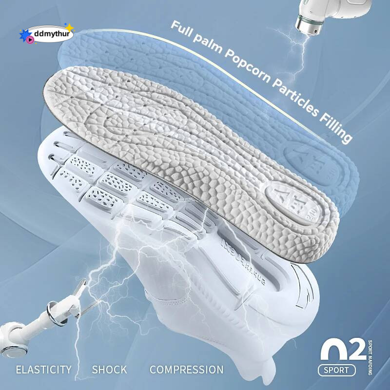 Orthopedic Insoles for Man Women Memory Foam Cushion Gel Insole Silicone Arch Support Pads Sport Shoe Pad Soft Running Insert ddmythur