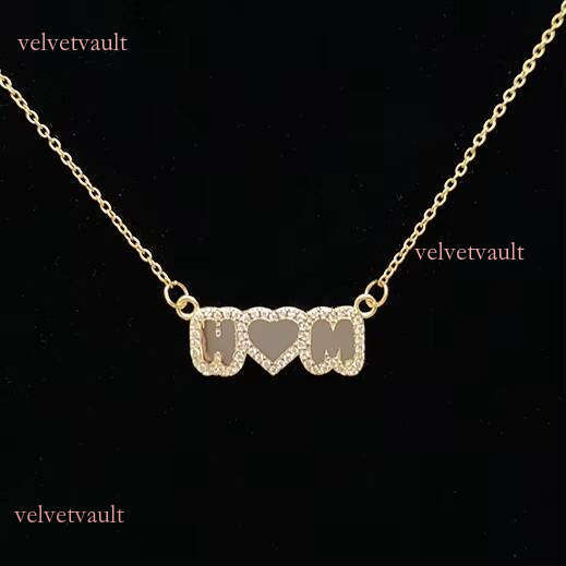 Autumn Cold Pure Sier Zircon Pendant 8mm Gold Mini Name Necklace