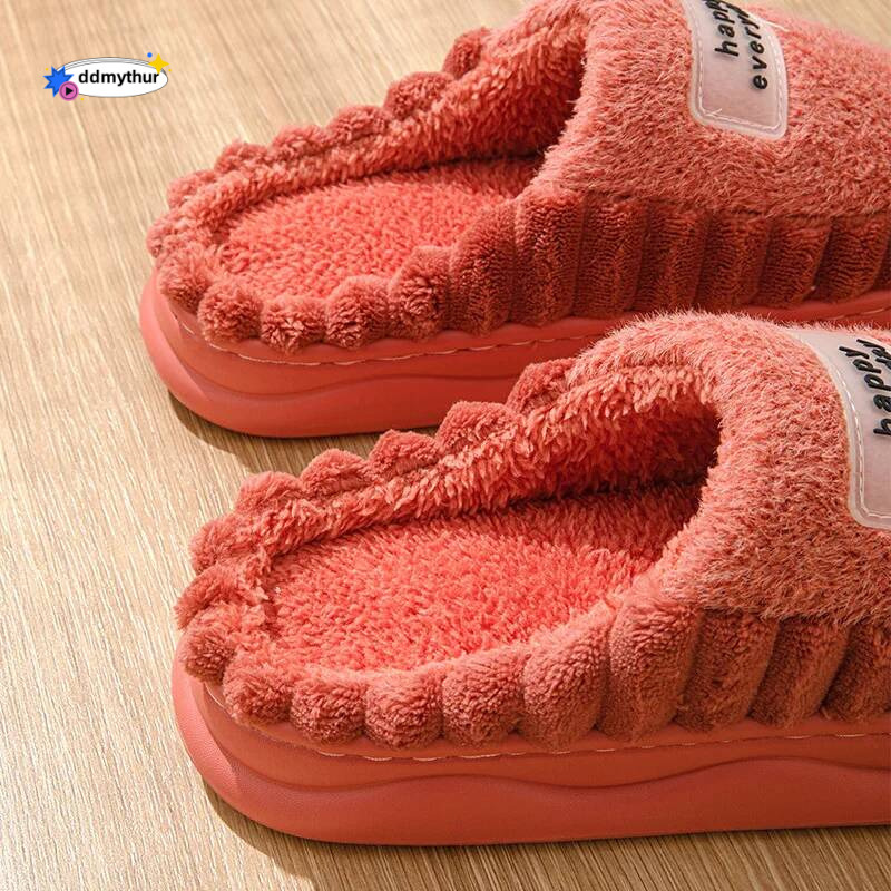 EVA Soft Sole Fluffy Slippers Women Winter Thick Warm Fur Anti-Slip Comfortable In Door Fashion ddmythur