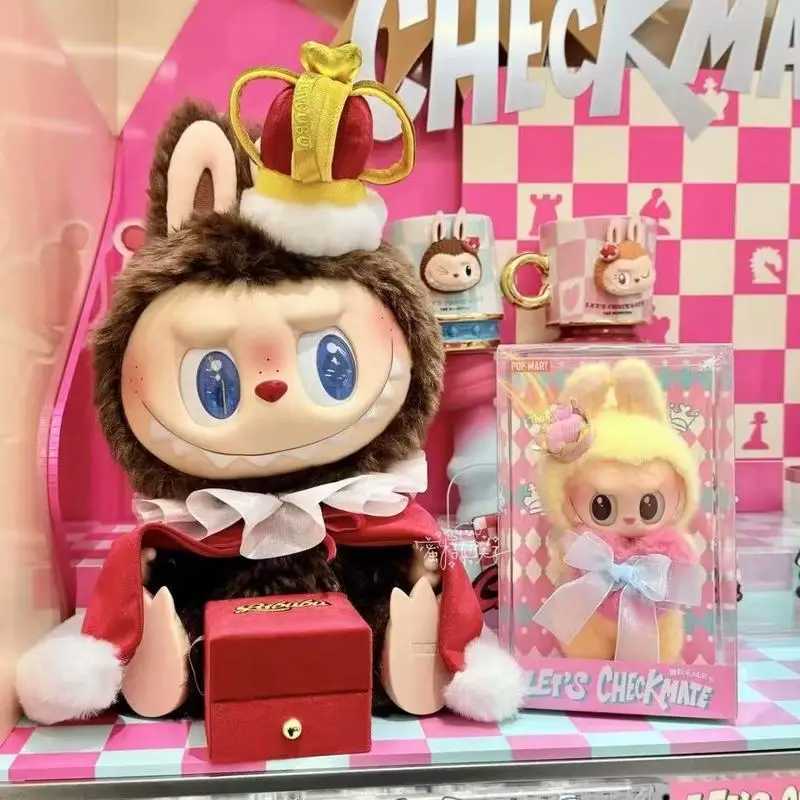 Genuine Labubu The Monsters LetS Checkmate Series Blind Box King and Queen Cute Vinyl Dolls Anime Figures Collection Toys Gifts Z250520