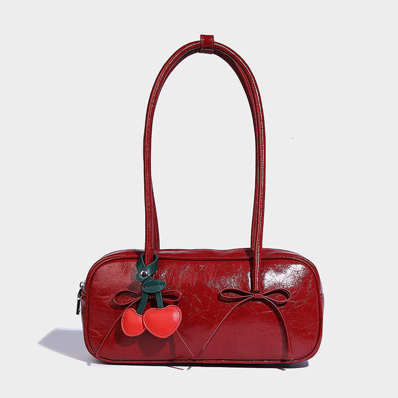 Women's Bags Designer Subtle Autumn And Winter Bow Simple Armpit For Women's Fashion Commuting, Baguette Bag, Large Capacity Versatile Hand-