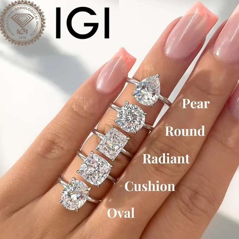 Womens Customize Ring 10K 14K 18K Gold Wedding Lab Grown Diamomd Rings Oval Cut Wedding Engagement Band HPHT/CVD Diamond Ring