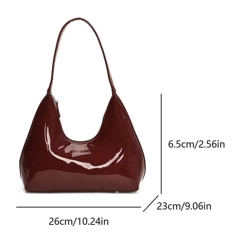 Women Bury Y2k Handbags Shoulder Bag Design Half Moon Handbag Fashion Small Crescent Underarm Bags Purse