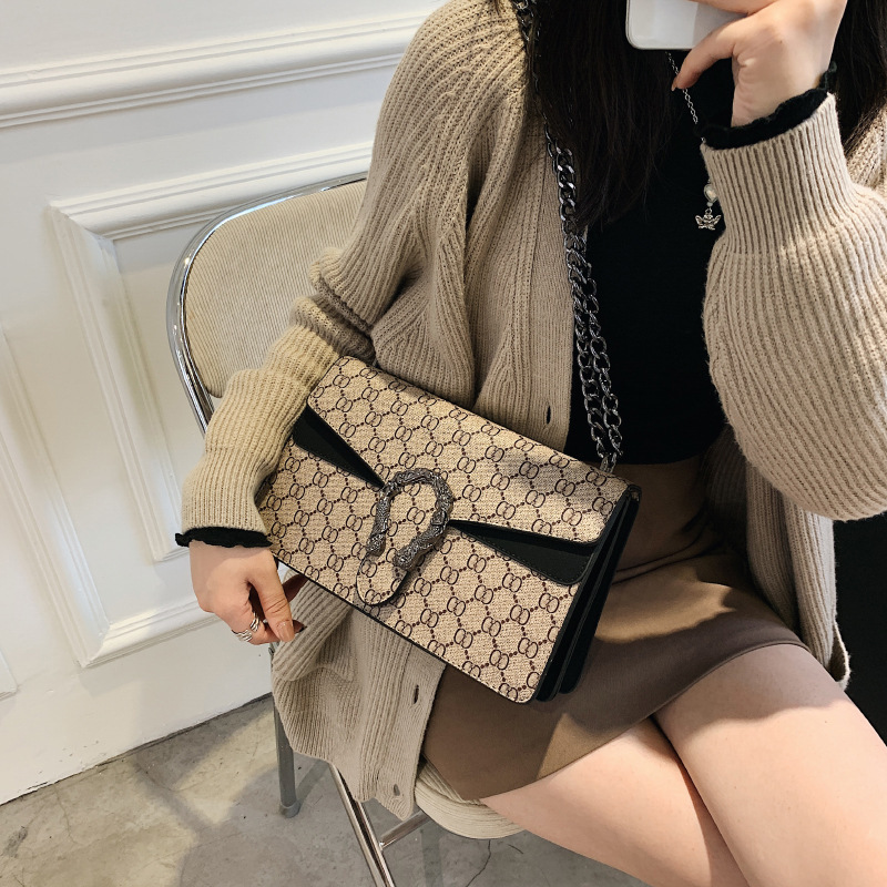 Free Shipping Euro-Chic 2025 Premium Chain Strap Shoulder Bag - Fashionable & Versatile Crossbody Purse for Women, High-Quality Trendy Handbag 2025 Ho