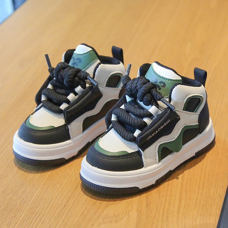 Childrens Spring Autumn Sports Shoes Boys Casual Trend Board Shoes High Top Girls Fashion Dopamine Running Shoes Sneakers 250519