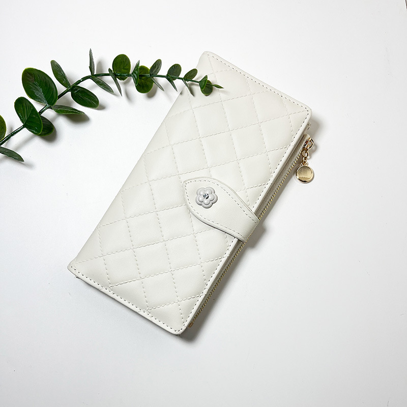 designer bag New Card Zipper Women's Walle Simple and Multi functional Lingge Long Handheld Bag Coin purse card bag