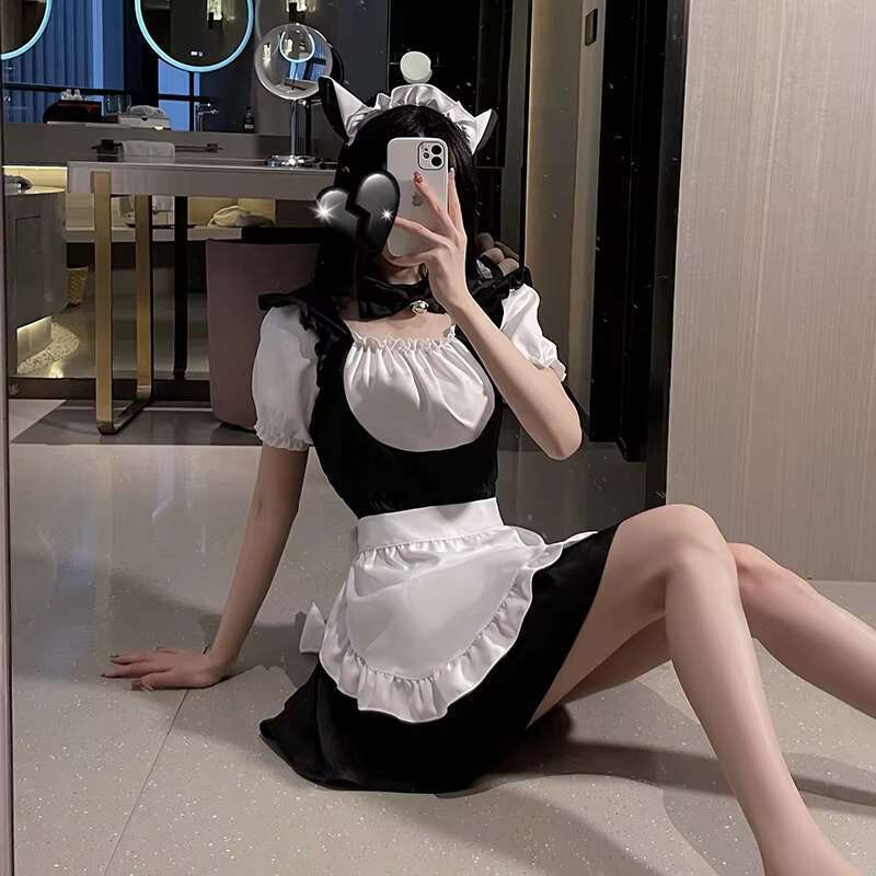 Sweet Maid Uniform Apron Temptation Role Play Sexy Underwear And Pamas Sex Appeal Costume