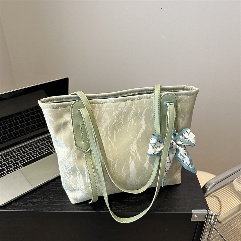 Free Delivery Designer Bag Women's Tote Large Capacity Summer Leisure 2025 Work Shoulder Bag College Student Class Commuter Bag Luxury Bag