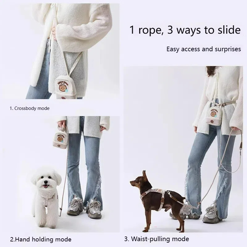 Anti-Escape Dog Back Support Belt Secure P-Lead Pet Leash Dog harness