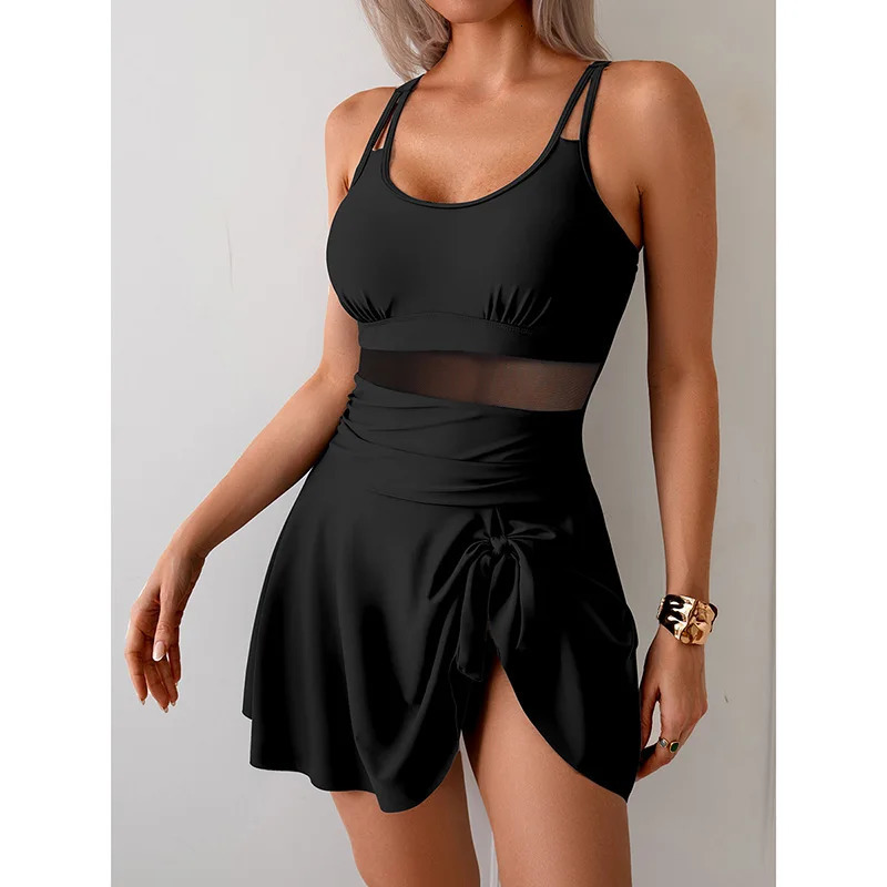 Cover-Ups Bikinis Set Sexy Women Swimsuits Swimwear Female White Bikini Set Bathing Suit Swimming Suits Dress 250516