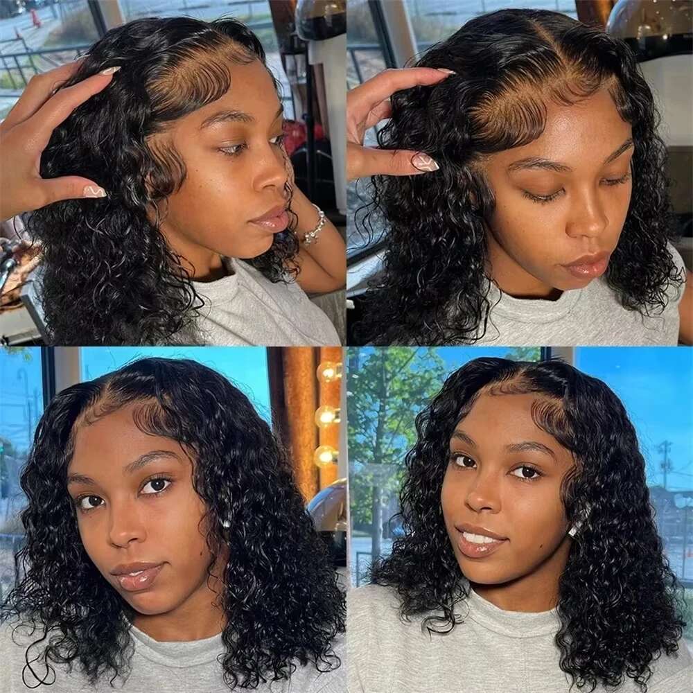 Nneka Curly Wigs 5x5 4x4 Closure Human Deep 13x6 Water Wave Lace Front Wig 13x4 Brazilian Hair