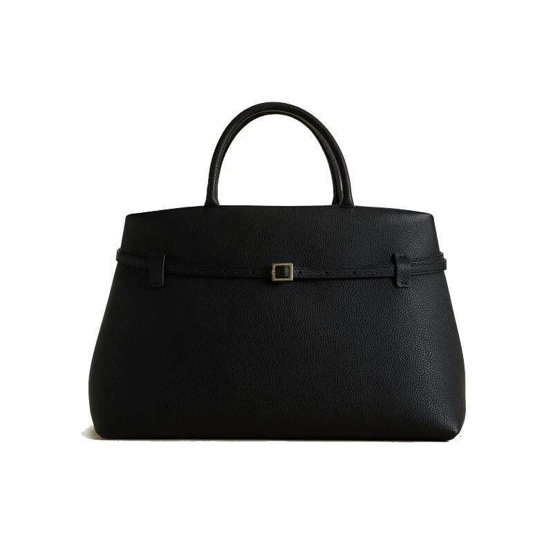 Suede large capacity tote 2025 new model, light , niche, high-end, commuting handheld shoulder bag