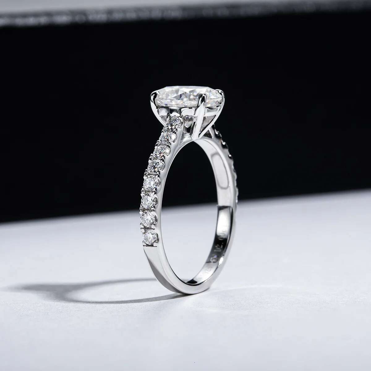 3ct D Color Women Moissanite Ring Set Bridal Sets Wedding Band Silver Rings Moissanite Rings for Women Luxury Women Row Rings