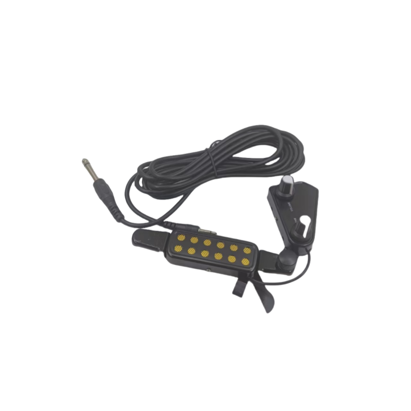 Guitar Card Edge Pickup with Three-Meter Linking Line for Wood Acoustic Guitars