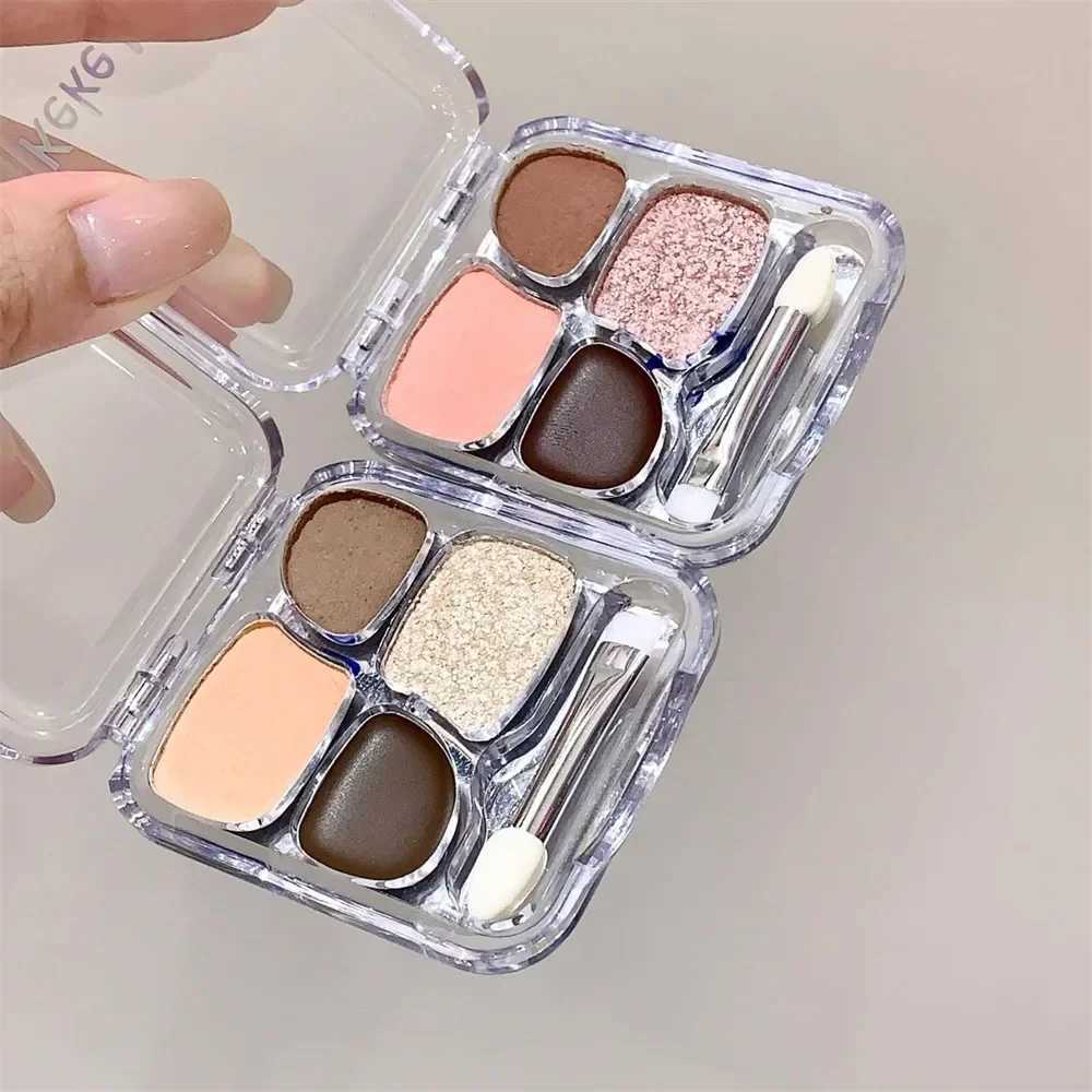 4Color Eyeshadow Palette Blush Eyeliner Eyeshadow Highlight Contour Palette Eyes Makeup Cute Beauty Cosmetics MultifunctionalXJ250520