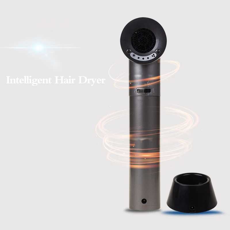 Portable Cordless Hair Dryer with USB Port Intelligent Charging Blower Easy to Carry Air Duct and Battery Detachable z250520