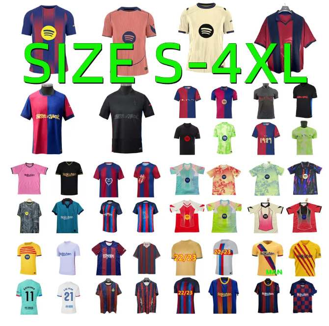 19 20 21 22 23 24 25 26 barcelone LAMINE YAMAL soccer jerseys 2023 2024 2025 2026 LEWANDOWSKI FERRAN PEDRI F. DE JONG GAVI RAPHINHA SENYERA football shirts maillot de foot