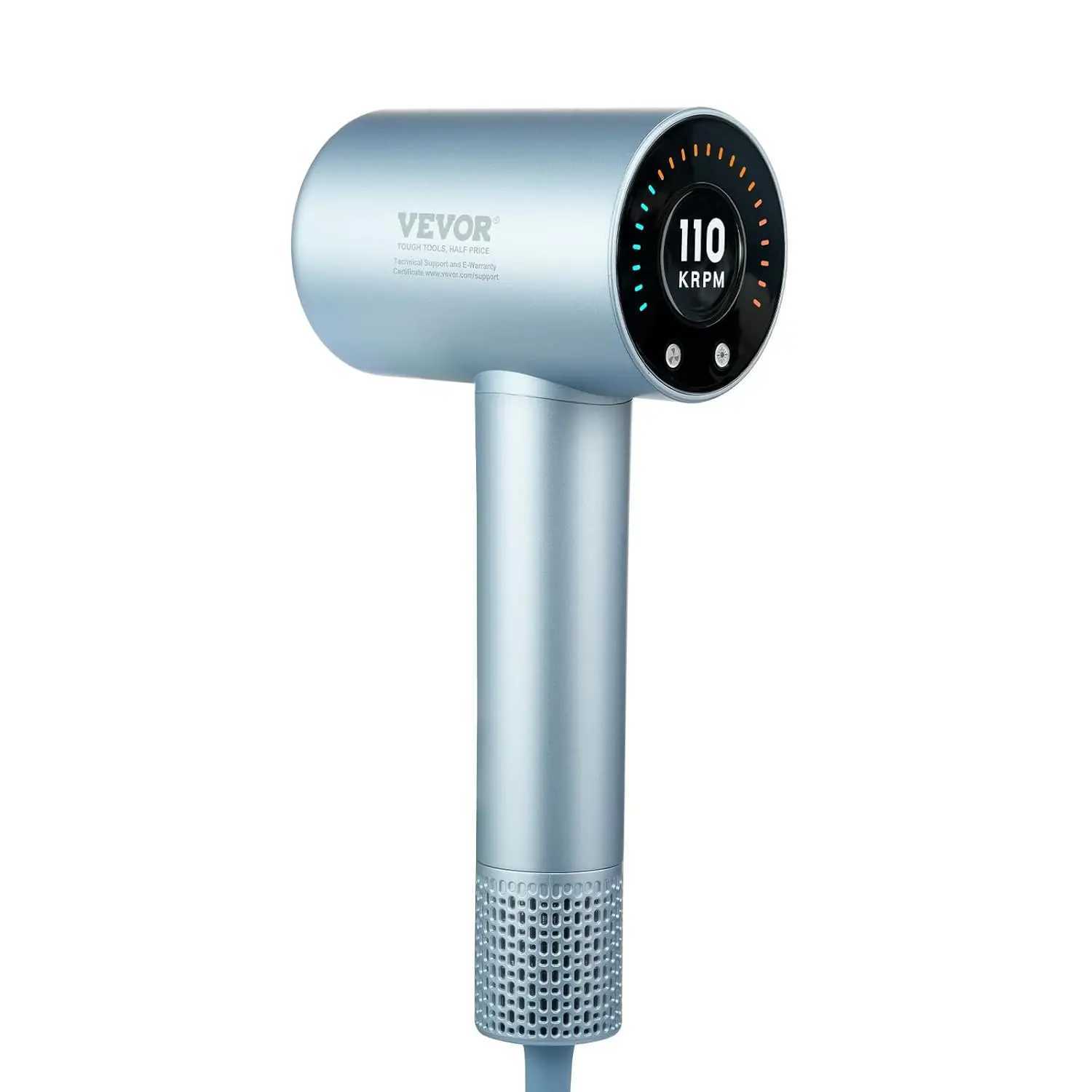 High-Speed Hair Dryer with 105000RPM Brushless Motor 200 Million Negative Ions Hair Blow Dryer 4 Temps 3 Speeds z250520